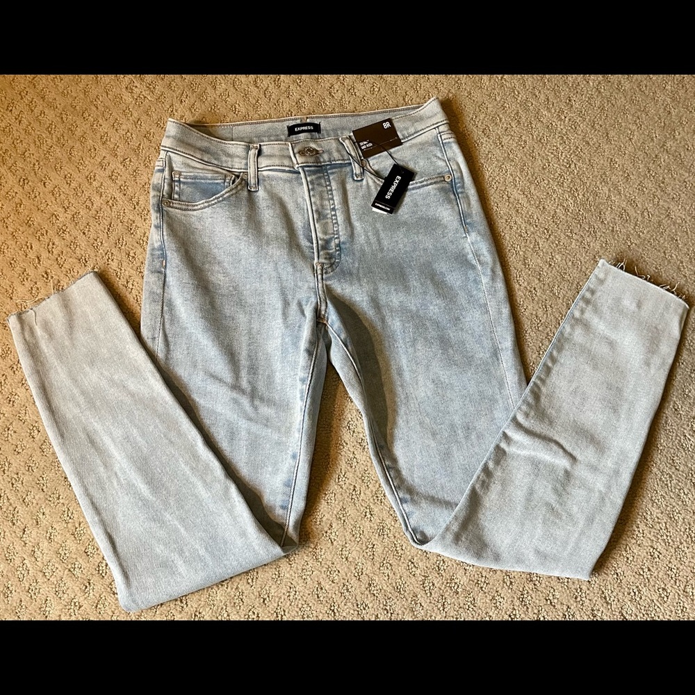 Express Skinny Mid Rise Jeans